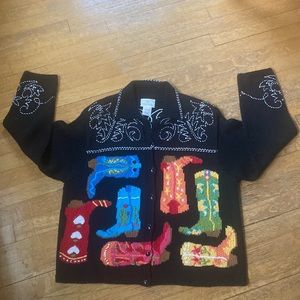 Susan Bristol Western Sweater Cardigan